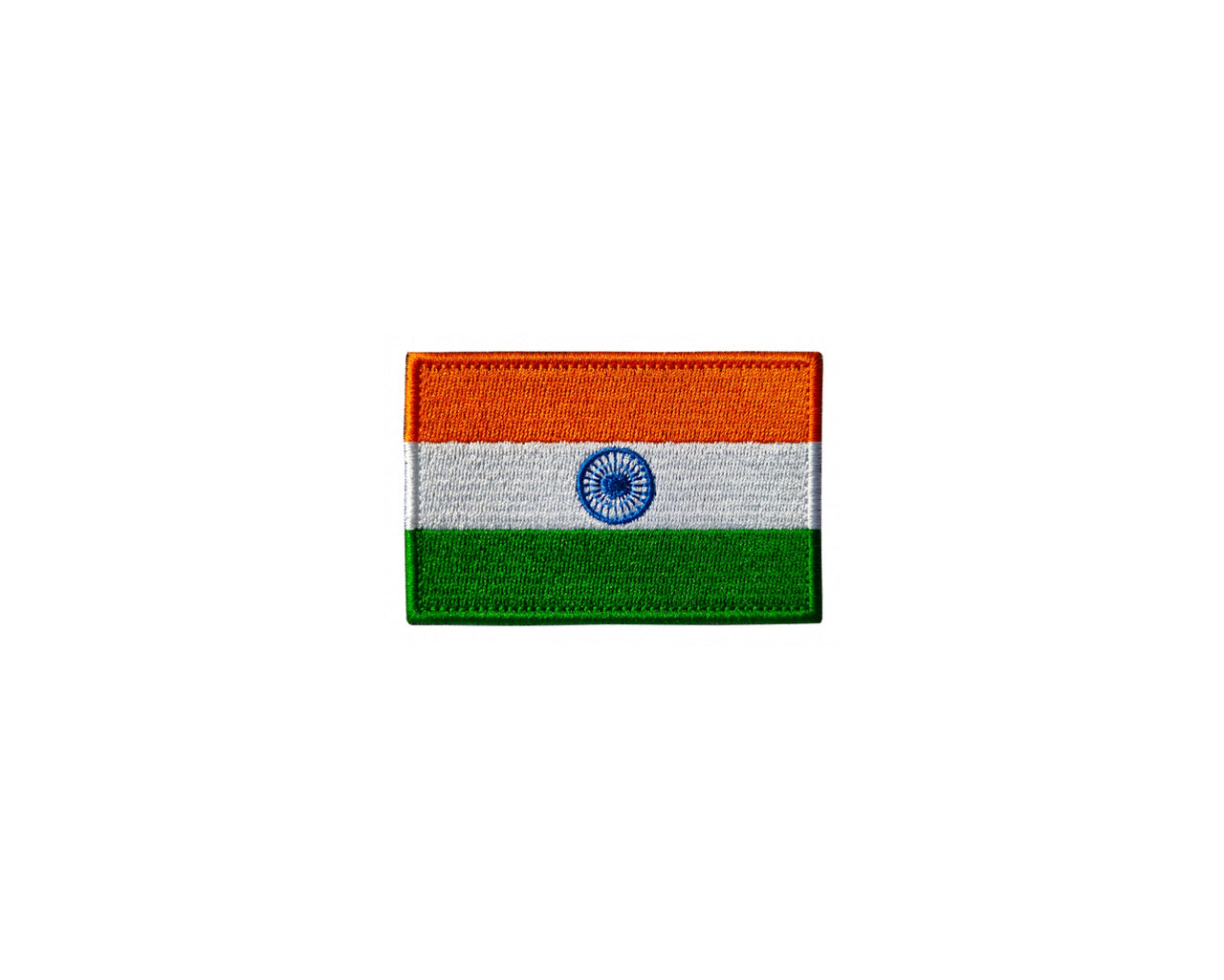 Tri-colour Indian Flag Embroidered Patch