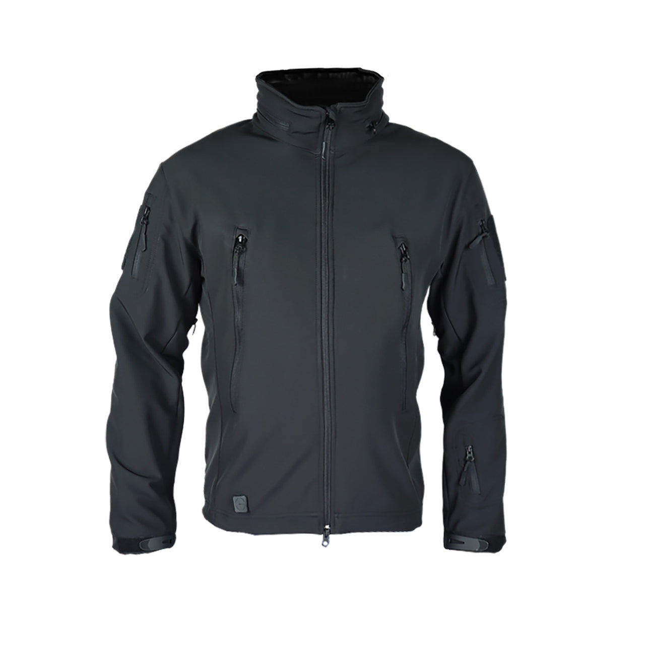 Tactical Softshell Military Jacket - Black