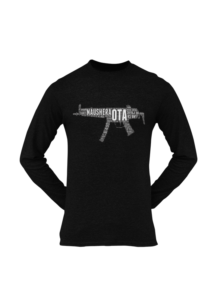 OTA T-shirt - Word Cloud Naushera - MP5 (Men)