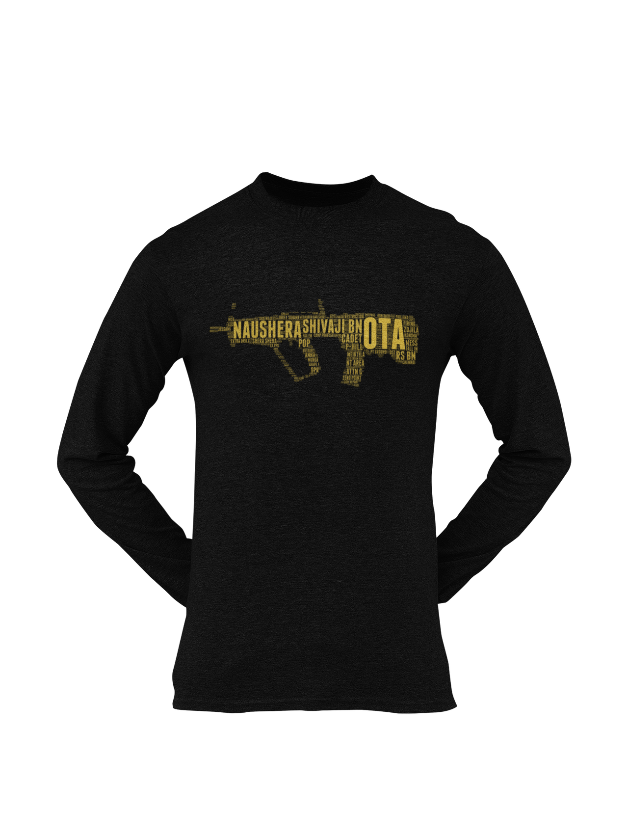 OTA T-shirt - Word Cloud Naushera - Tavor (Men)