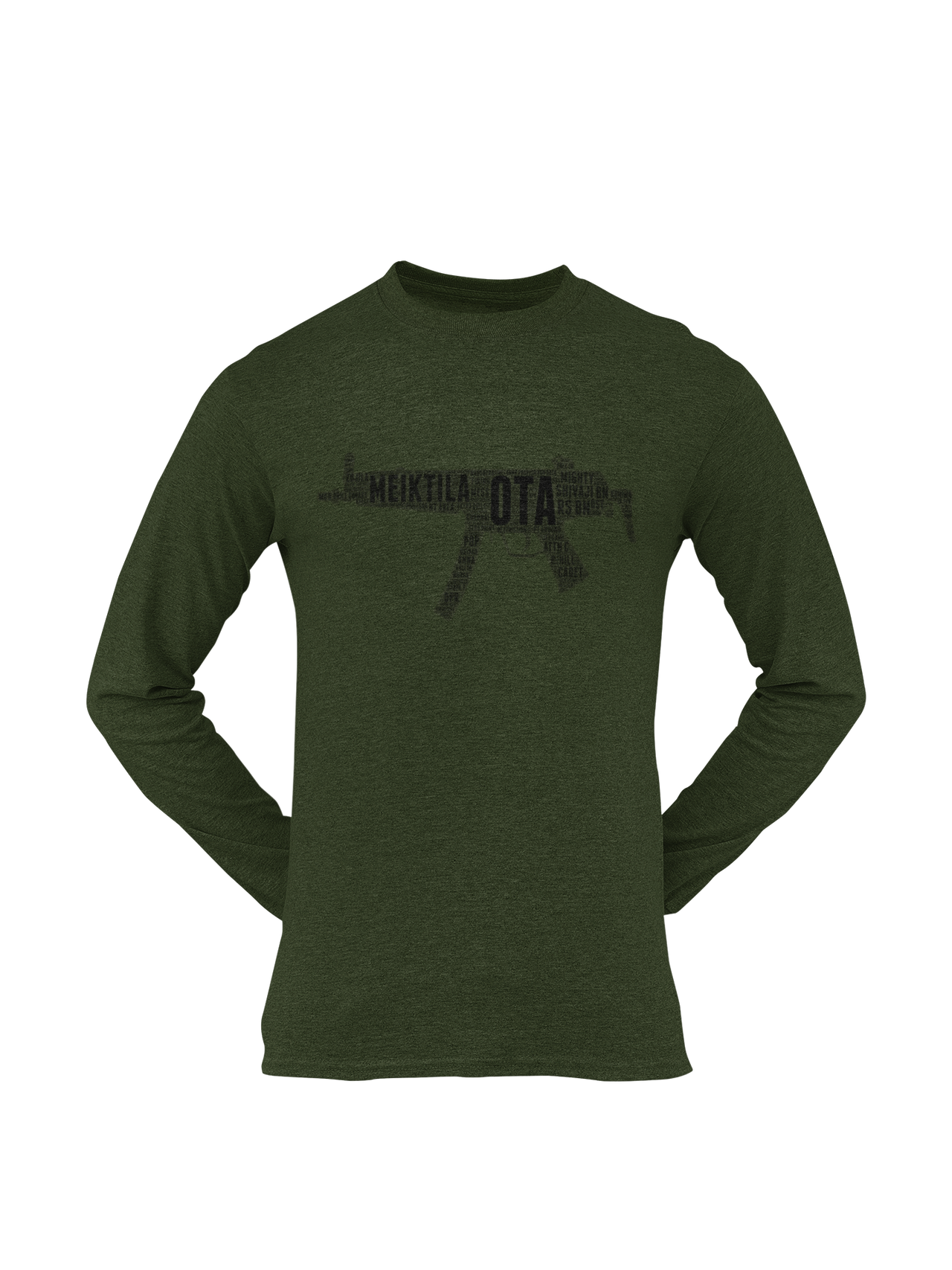 OTA T-shirt - Word Cloud Meiktila - MP5 (Men)