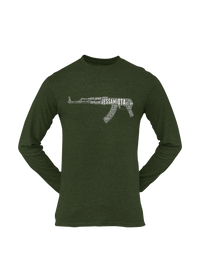 Thumbnail for OTA T-shirt - Word Cloud Jessami - AK-47 Folding Stock (Men)