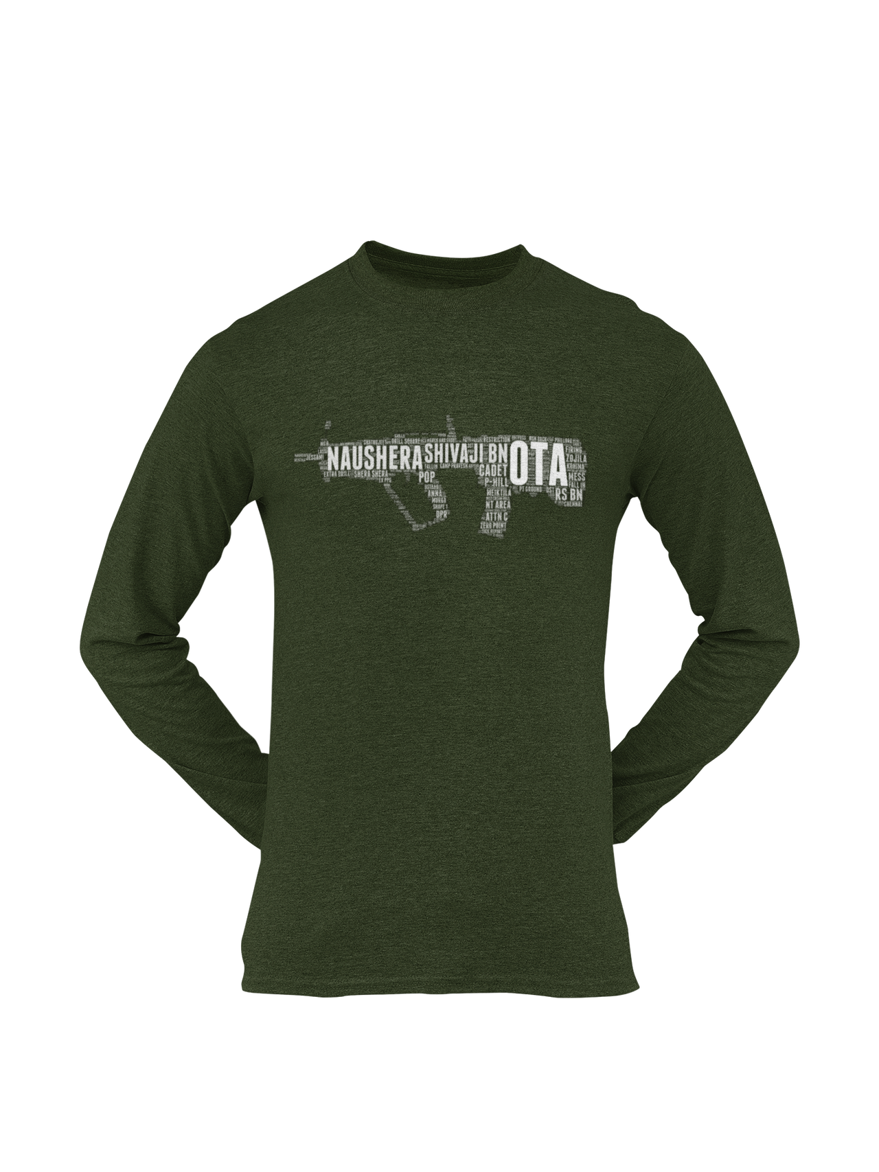 OTA T-shirt - Word Cloud Naushera - Tavor (Men)