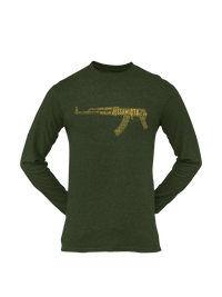 Thumbnail for OTA T-shirt - Word Cloud Jessami - AK-47 Folding Stock (Men)