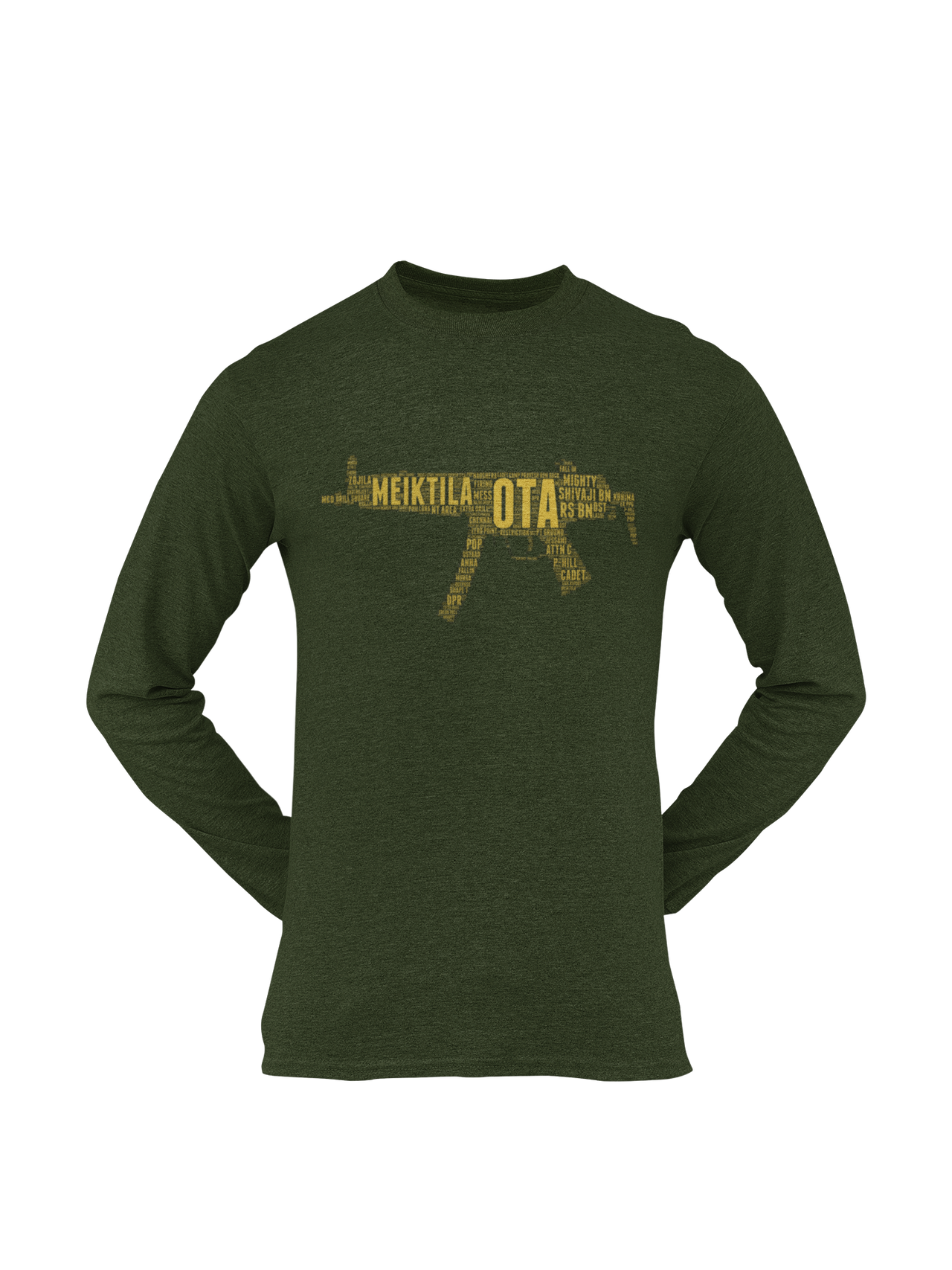 OTA T-shirt - Word Cloud Meiktila - MP5 (Men)