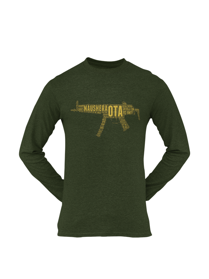 OTA T-shirt - Word Cloud Naushera - MP5 (Men)