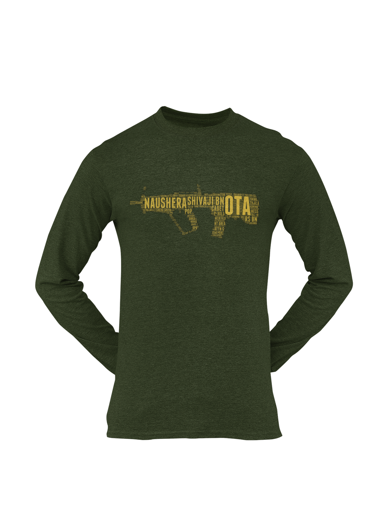 OTA T-shirt - Word Cloud Naushera - Tavor (Men)