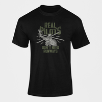 Thumbnail for Army T-shirt - Real Pilots Don't Need Runways (Men)