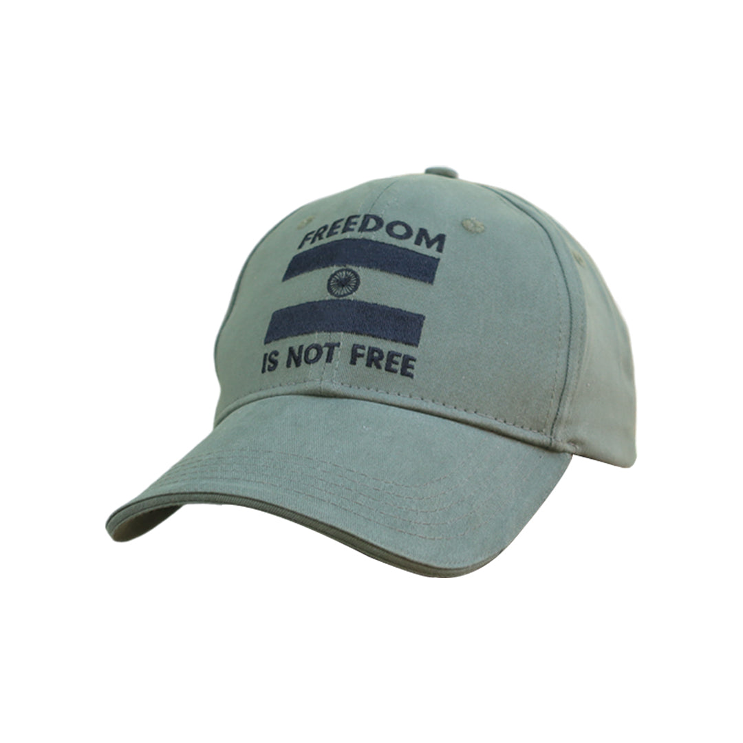 Freedom Is Not Free - Indian Military Cap