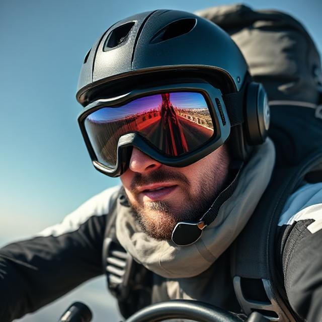 Bike Riding/Paratrooper Skydiving Ballistic Goggles