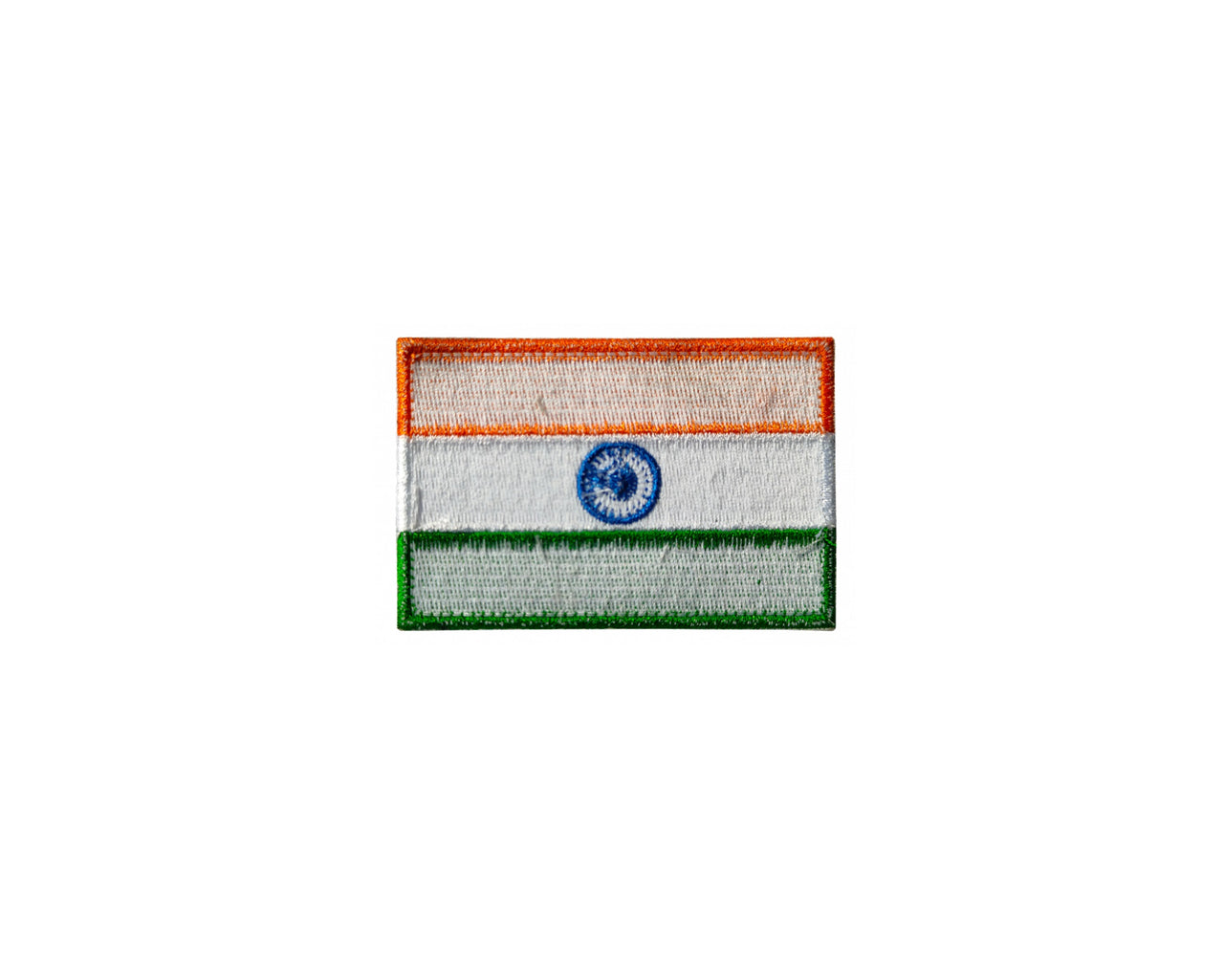 Tri-colour Indian Flag Embroidered Patch