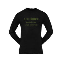 Thumbnail for Military T-shirt - Air Force Conquers, Army Occupies (Men)