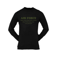 Thumbnail for Military T-shirt - Air Force When The Going Gets Tough The Tough Call For Air Support (Men)