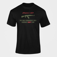 Thumbnail for Military T-shirt - AK-47, The Only Communist Idea… (Men)