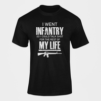 Thumbnail for Military T-shirt - I Went Infantry... (Men)