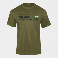 Thumbnail for Military T-shirt - No One Fights Alone (Men)