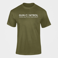 Thumbnail for Military T-shirt - Gun Control (Men)