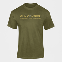 Thumbnail for Military T-shirt - Gun Control (Men)