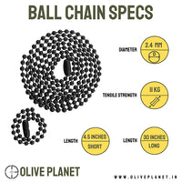 Thumbnail for Set Of 2 Personalised Dog Tags - Black