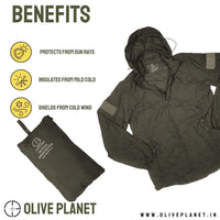 Thumbnail for Tactical Windcheater - Olive Green