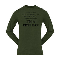 Thumbnail for Military T-shirt - Stand Up For What You Believe In..... (Men)