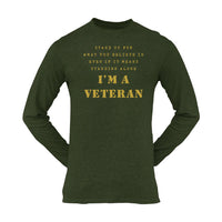 Thumbnail for Military T-shirt - Stand Up For What You Believe In..... (Men)