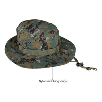 Thumbnail for Military Boonie Hat - Woodland Digital Camouflage