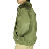 Thumbnail for Cold Weather Army Fleece Jacket - Olive Green