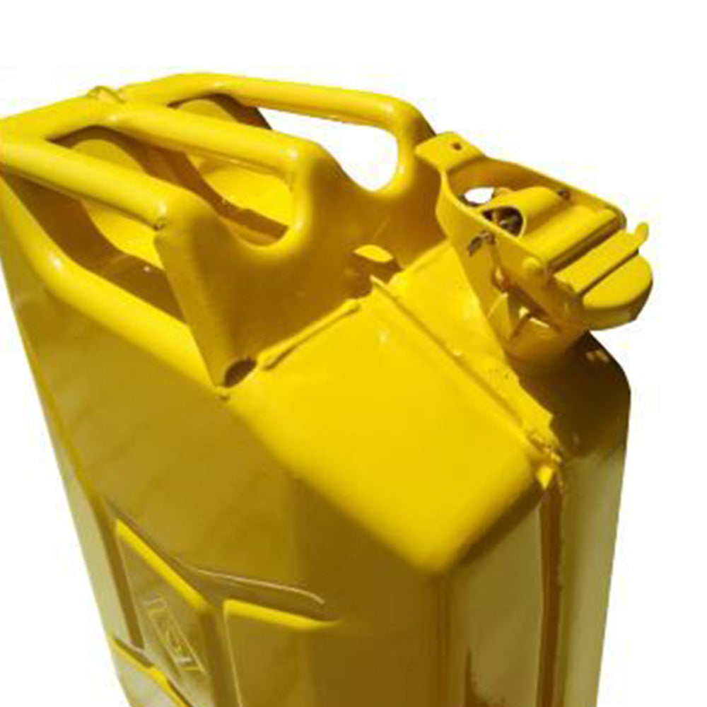 20 Liters Steel Jerrycan - Yellow