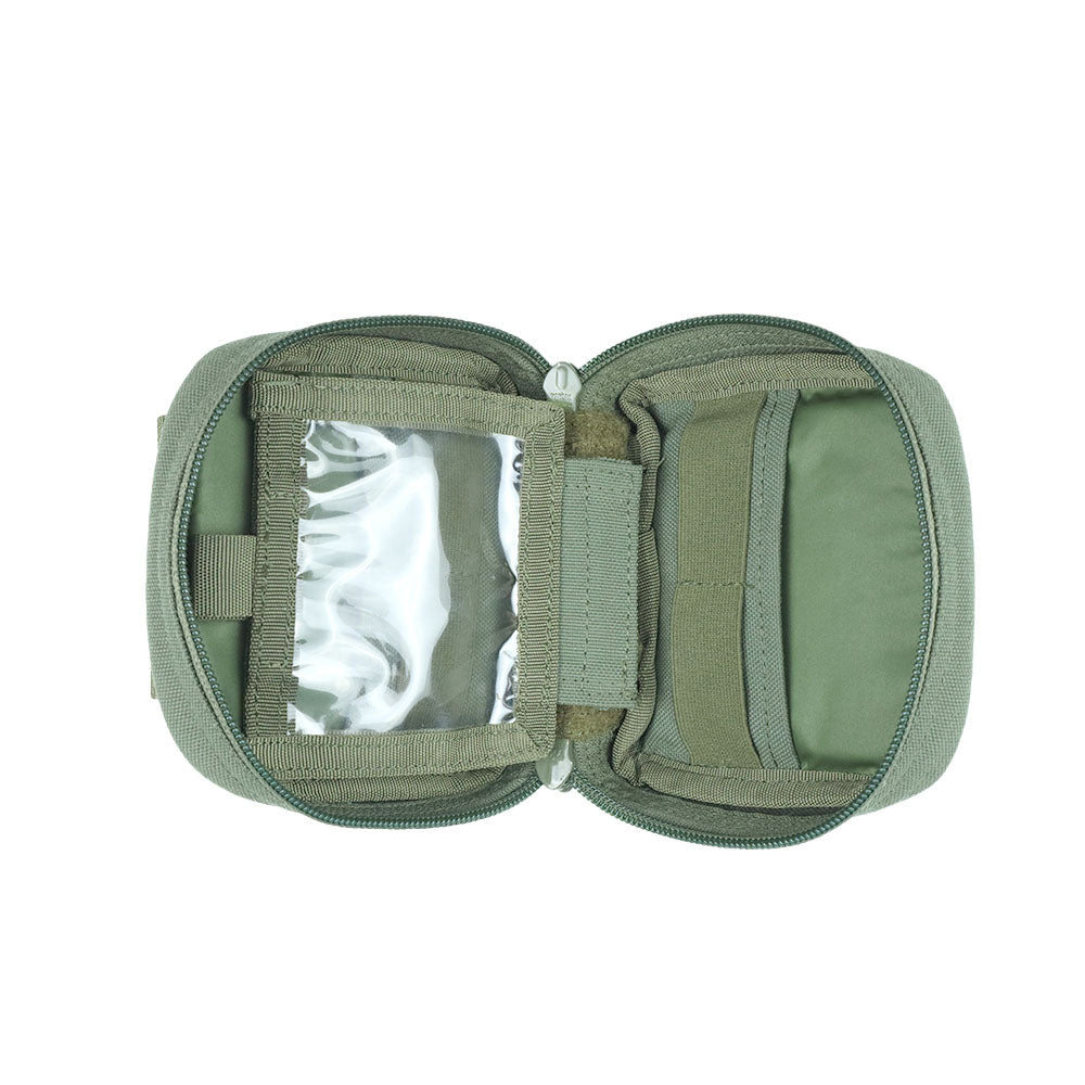 4 Inches Molle Utility Pouch - Olive Green