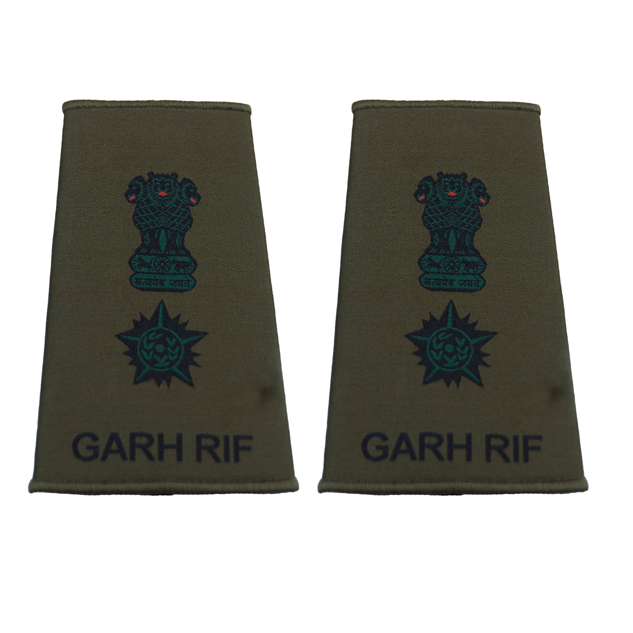 Indian Army Rank Epaulettes - Garhwal Rifles