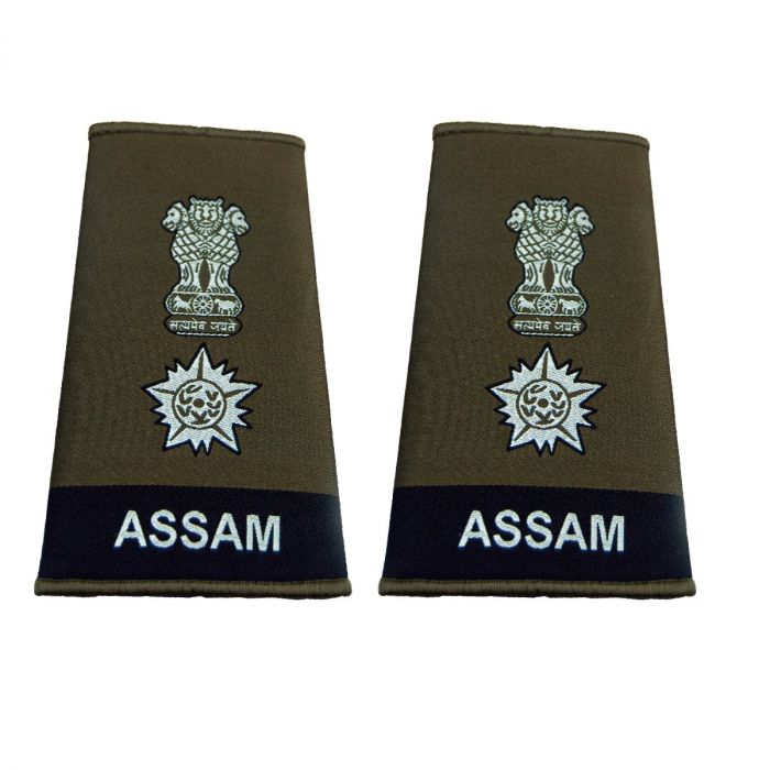 Indian Army Rank Epaulettes - Assam Regiment
