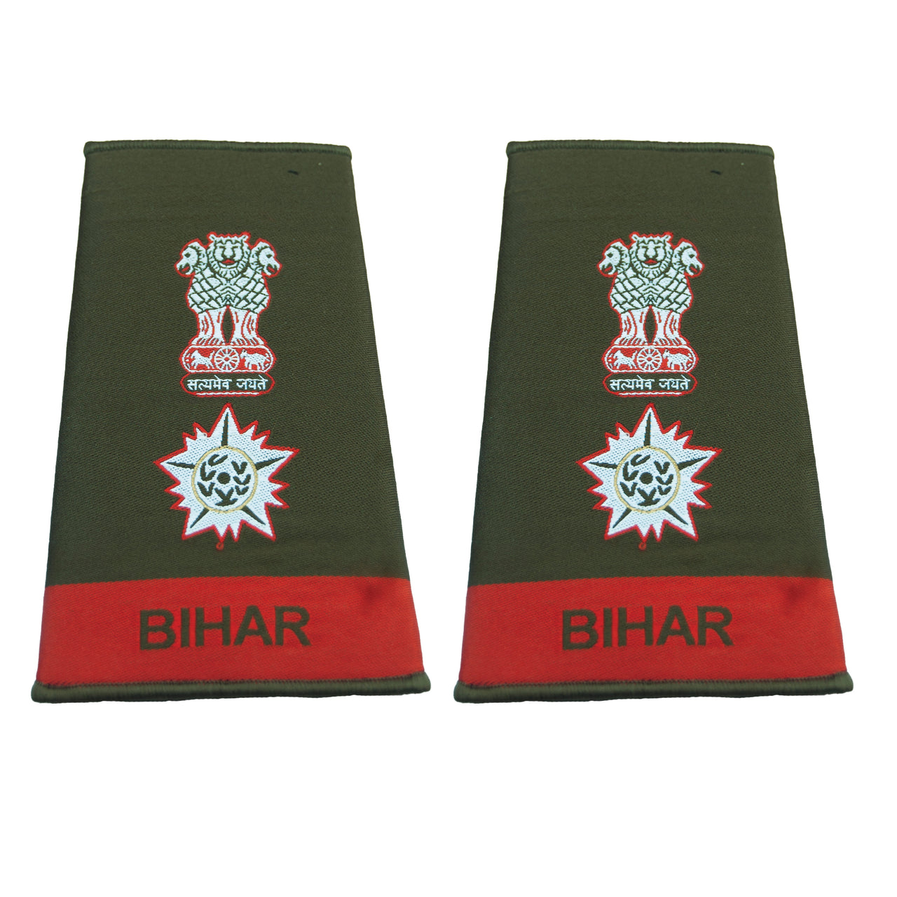 Indian Army Rank Epaulettes - Bihar Regiment