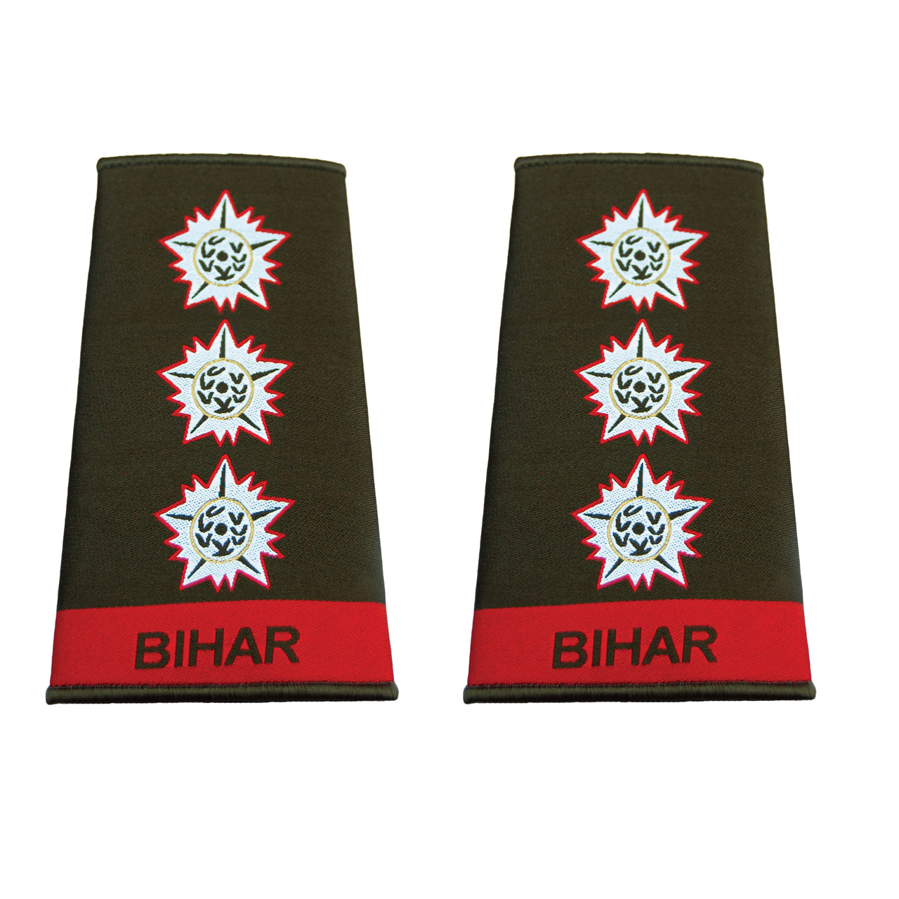 Indian Army Rank Epaulettes - Bihar Regiment