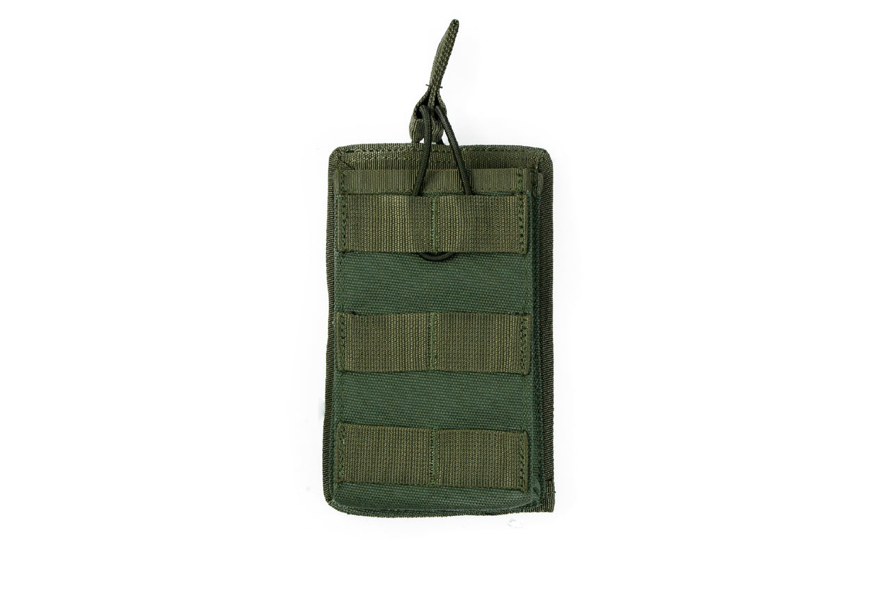 MOLLE Single Magazine Pouch - Open Top - Olive Green