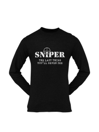 Thumbnail for Sniper T-shirt - Sniper, The Last Thing You'll Never See (Men)