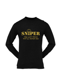 Thumbnail for Sniper T-shirt - Sniper, The Last Thing You'll Never See (Men)