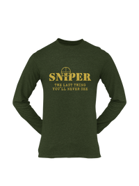 Thumbnail for Sniper T-shirt - Sniper, The Last Thing You'll Never See (Men)