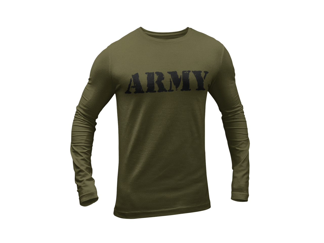 T-Shirt-ARMY-Full Sleeve-Front Print