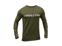 Thumbnail for T-Shirt - Commando-Front-Full Sleeve