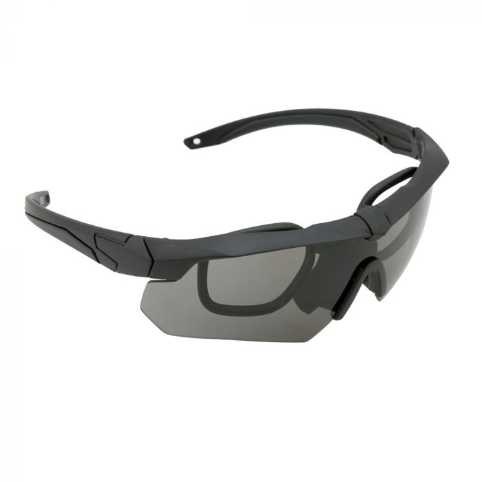 Raptor Combat Ballistic Eye Shield with Prescription Lens Adapter and 3 Interchangeable Lens