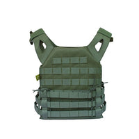 Thumbnail for Tactical Bullet Proof Plate Carrier Vest (for Shooter's Cut Plates) - Olive Green