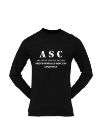Thumbnail for ASC T-shirt - ASC, Amateurs Discuss Tactics, Professionals Discuss Logistics (Men)