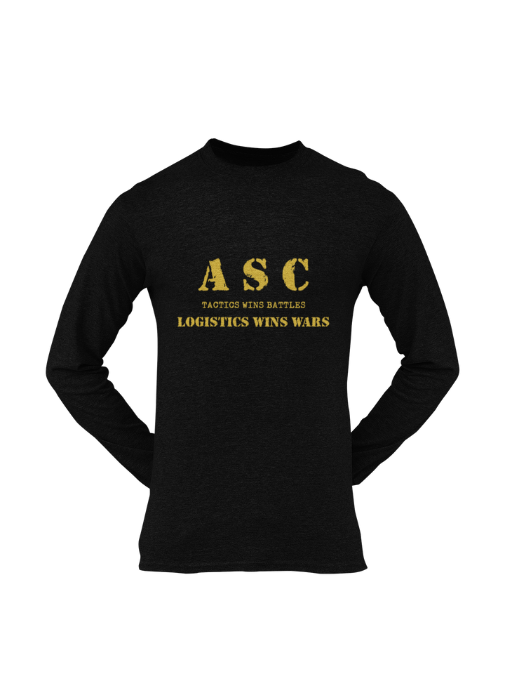 ASC T-shirt - ASC, Tactics Wins Battles, Logistics Wins Wars (Men)