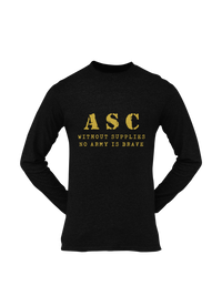 Thumbnail for ASC T-shirt - ASC, Without Supplies, No Army Is Brave (Men)