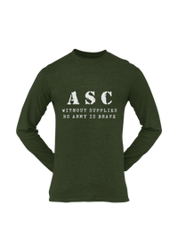 Thumbnail for ASC T-shirt - ASC, Without Supplies, No Army Is Brave (Men)