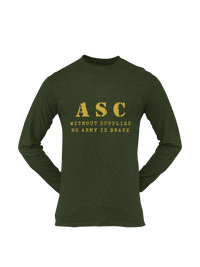Thumbnail for ASC T-shirt - ASC, Without Supplies, No Army Is Brave (Men)