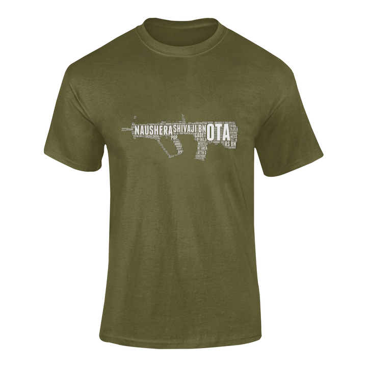 OTA T-shirt - Word Cloud Naushera - Tavor (Men)