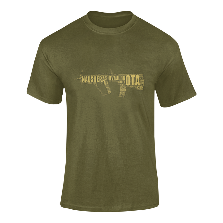 OTA T-shirt - Word Cloud Naushera - Tavor (Men)