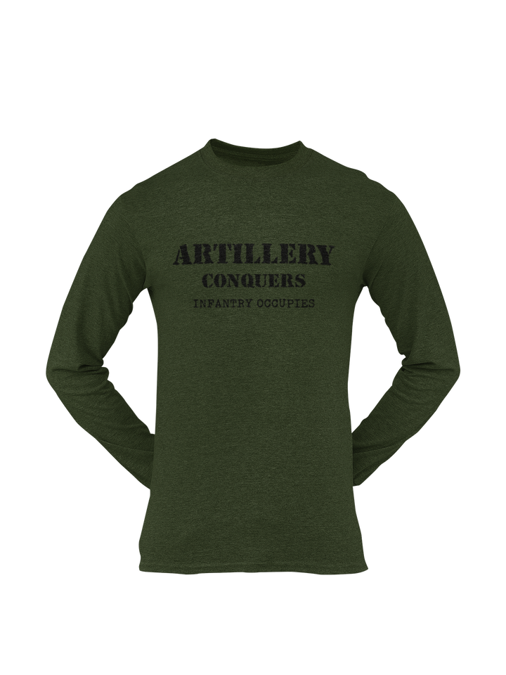 Artillery T-shirt - Artillery Conquers, Infantry Occupies (Men)